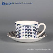 Western Style Elegant Design Fine Bone China Coffee Cup, Wholesale Christmas Cup